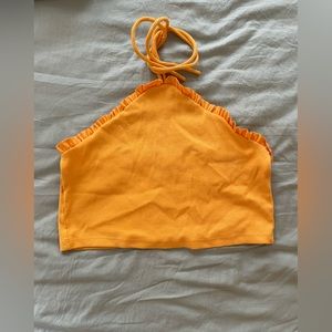 Orange Zara Crop Top